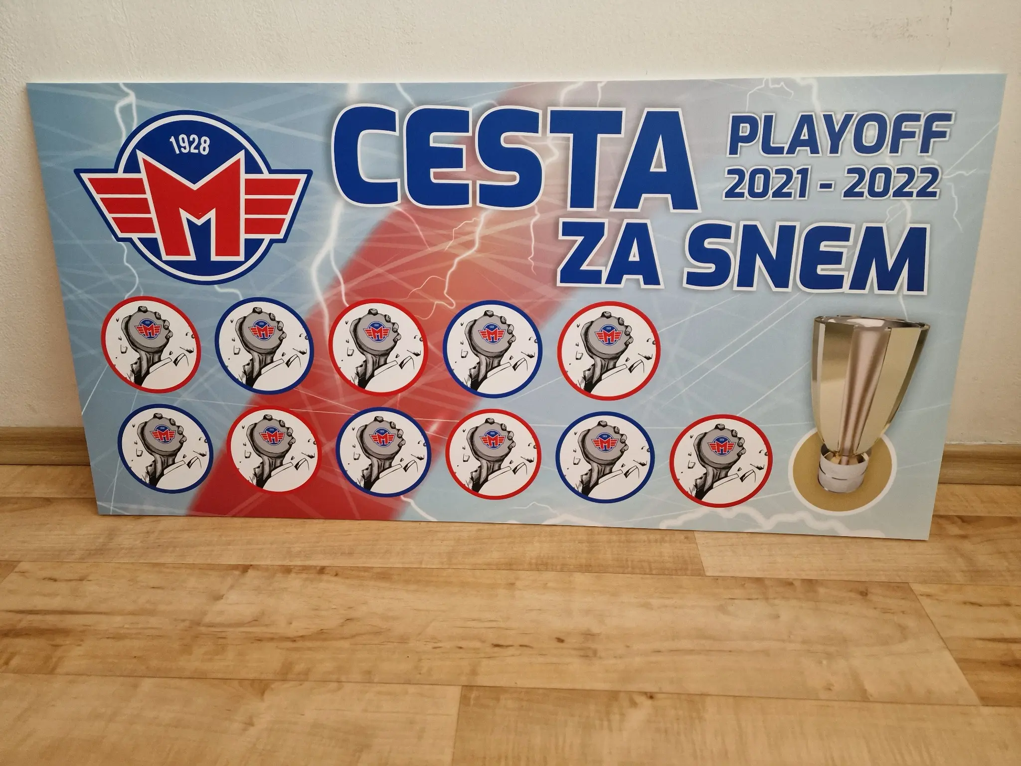 Fanouškovský hrací panel HC Motor Cesta za snem