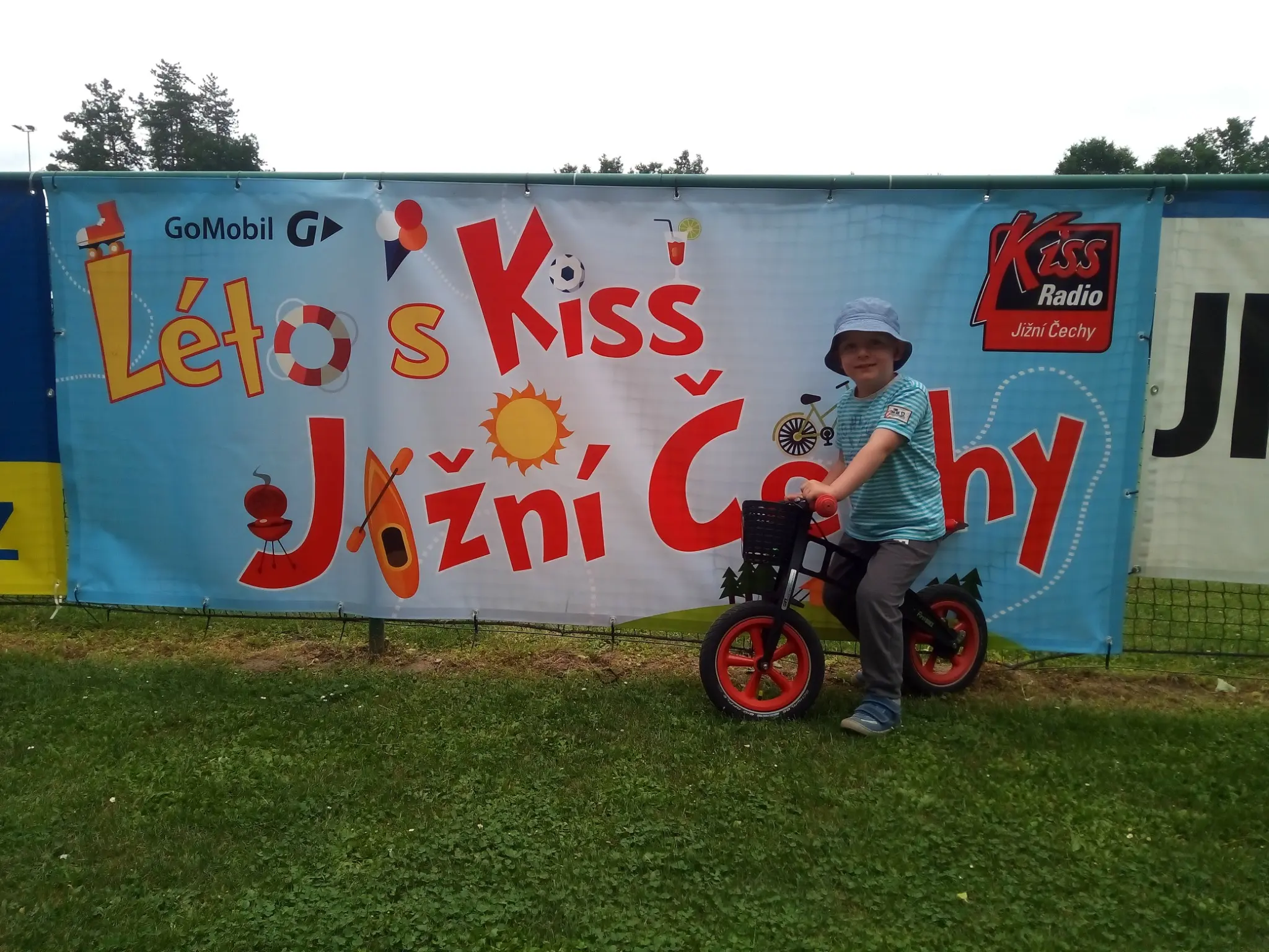 Velkoformátová plachta Léto s Kiss Jižní Čechy
