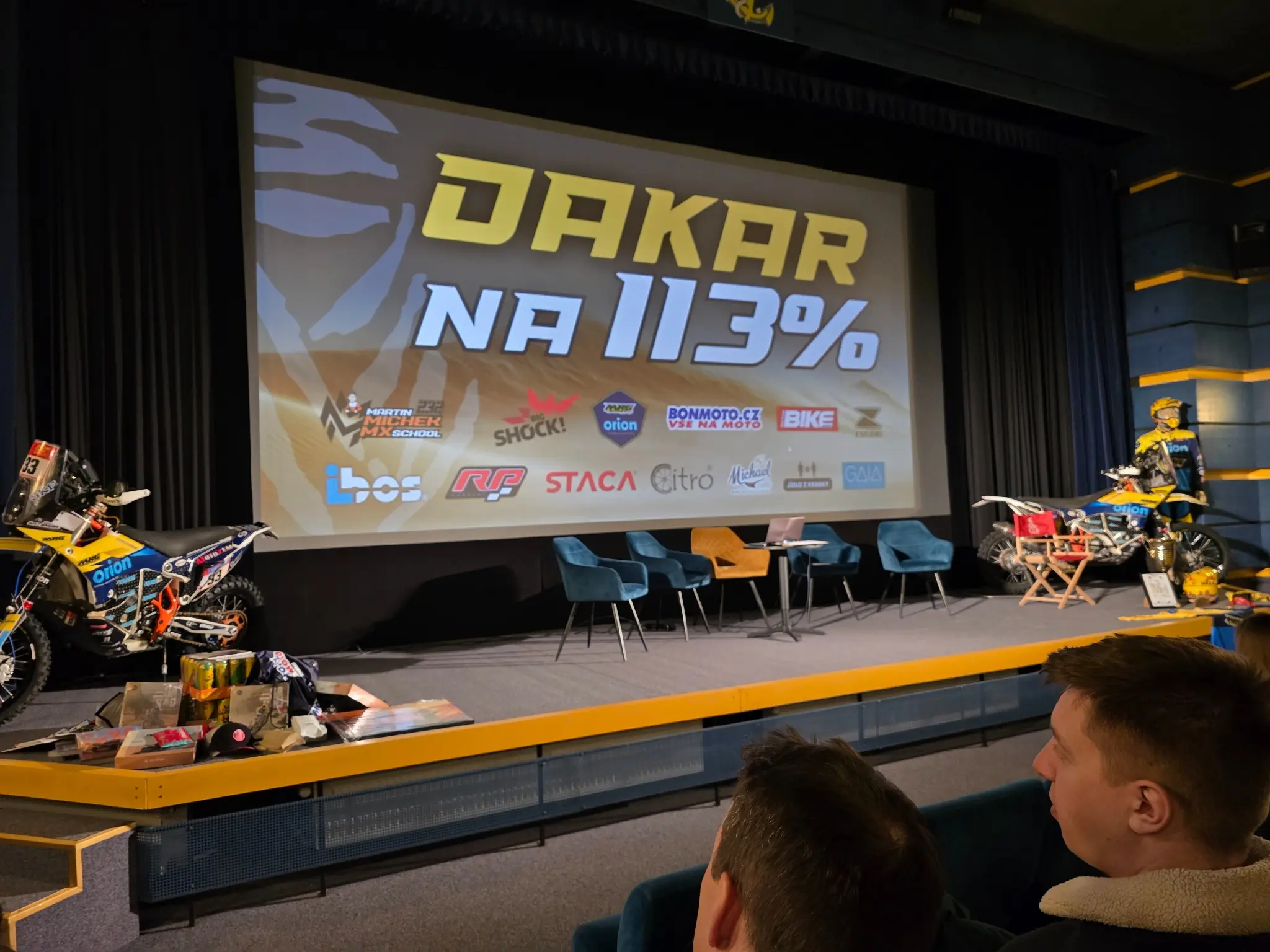 Projekční grafika Dakar na 113 procent